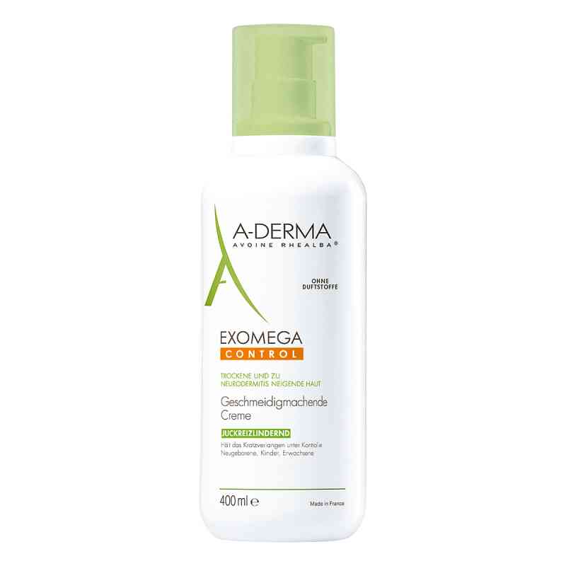 Aderma Exomega Control geschmeidigmachende Creme 400 ml von PIERRE FABRE DERMO KOSMETIK Gm PZN 13814661