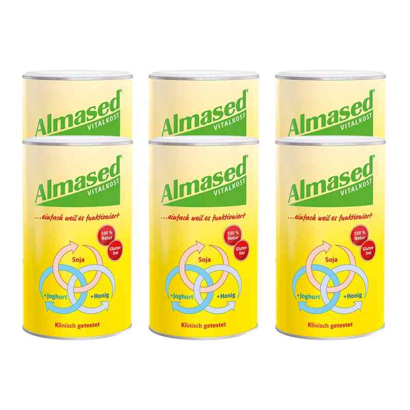 Almased Vital-Pflanzen-Eiweisskost 6 x 500 g von Almased Wellness GmbH PZN 08100010
