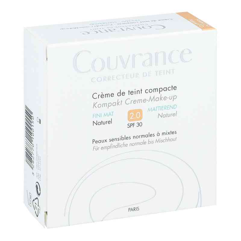 Avene Couvrance Kompakt Cr.-make-up matt.nat.2.0 10 g von PIERRE FABRE DERMO KOSMETIK Gm PZN 10942447
