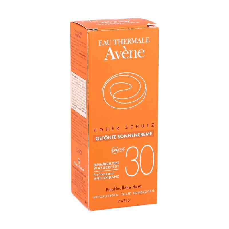 Avene Sunsitive Sonnencreme Spf 30 getönt 50 ml von PIERRE FABRE DERMO KOSMETIK Gm PZN 07682209