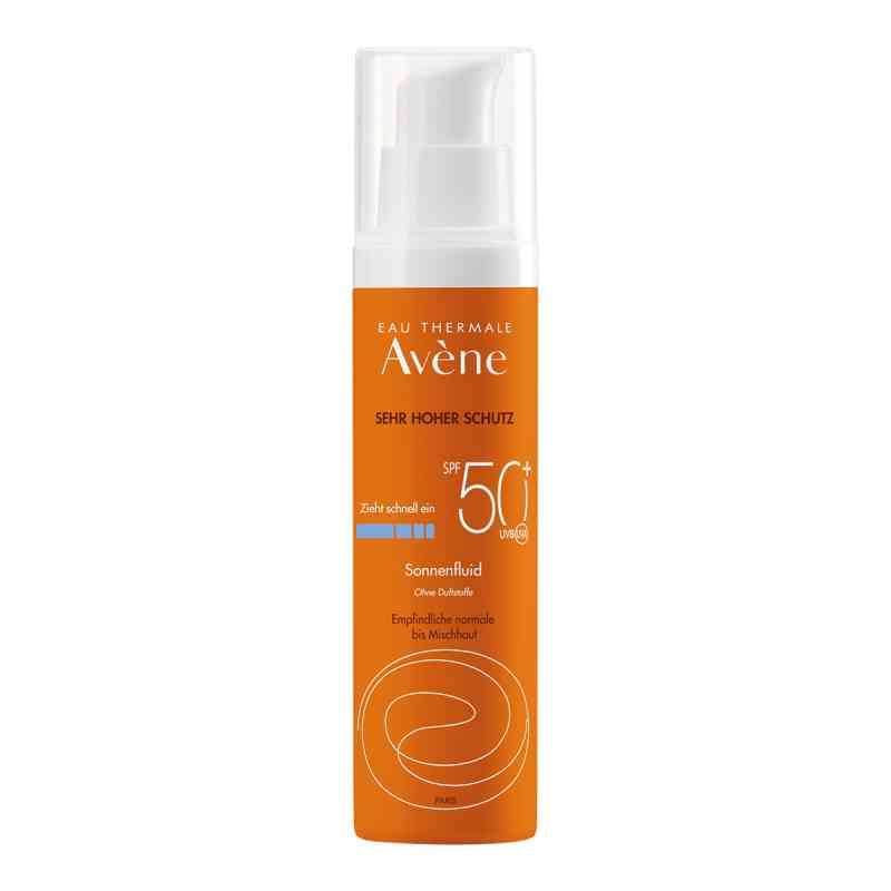 Avene Sunsitive Sonnenfluid Spf 50+ ohne Duftst. 50 ml von PIERRE FABRE DERMO KOSMETIK Gm PZN 13168244
