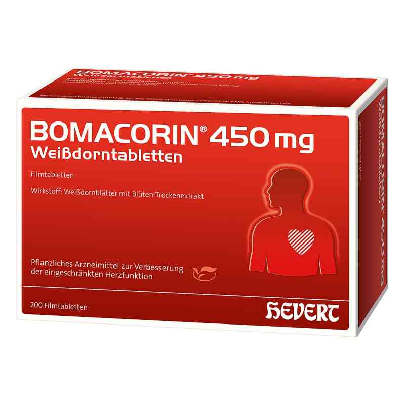 Bomacorin 450 mg Weissdorntabletten 200 stk von Hevert Arzneimittel GmbH & Co. PZN 13751601