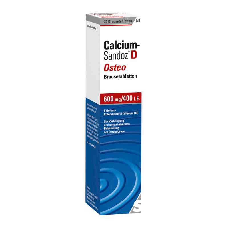 Calcium-Sandoz D Osteo 600mg/400 internationale Einheiten 20 stk von Hexal AG PZN 02340148