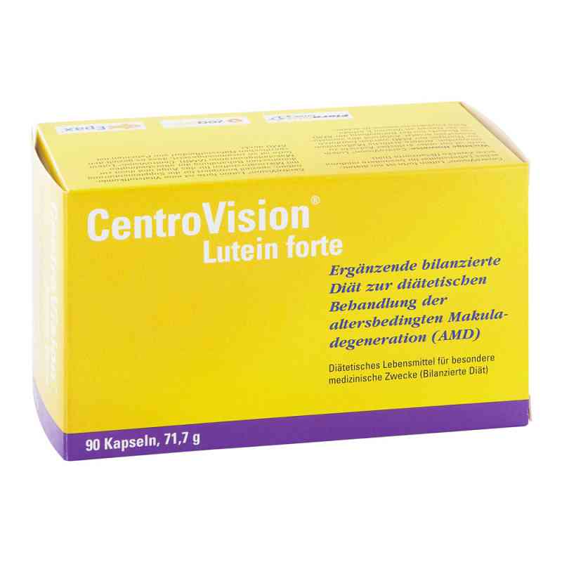 Centrovision Lutein forte Omega 3 Kapseln 90 stk von OmniVision GmbH PZN 06722875
