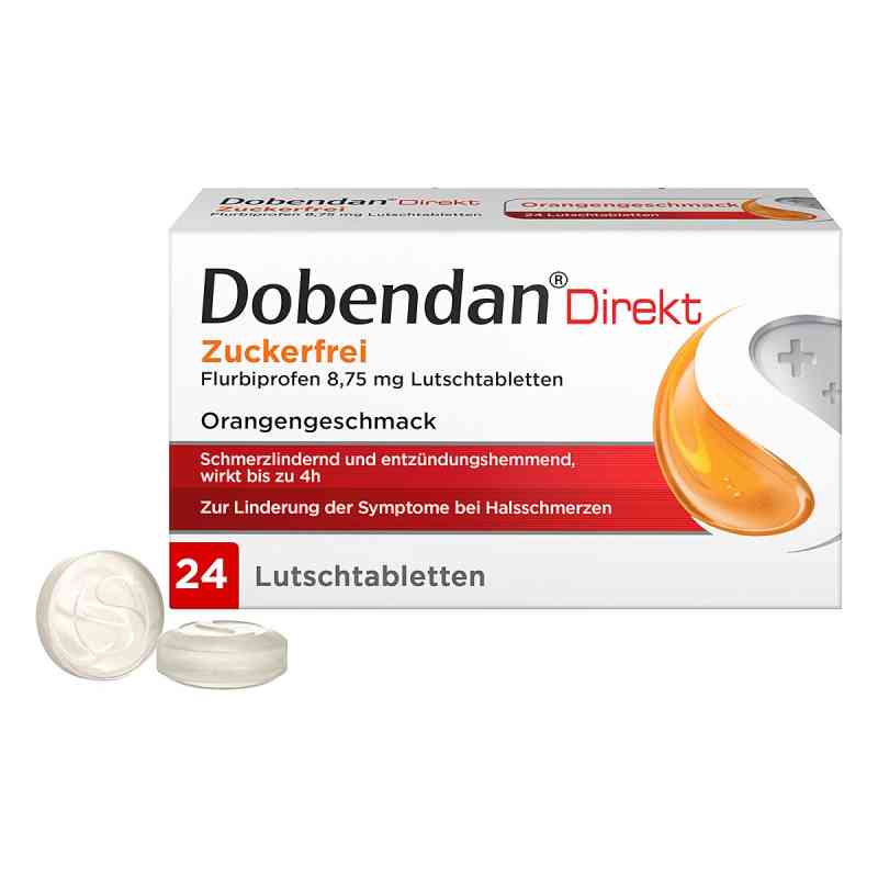 Dobendan Direkt zuckerfrei Flurbiprofen 8,75mg 24 stk von Reckitt Benckiser Deutschland PZN 10326895