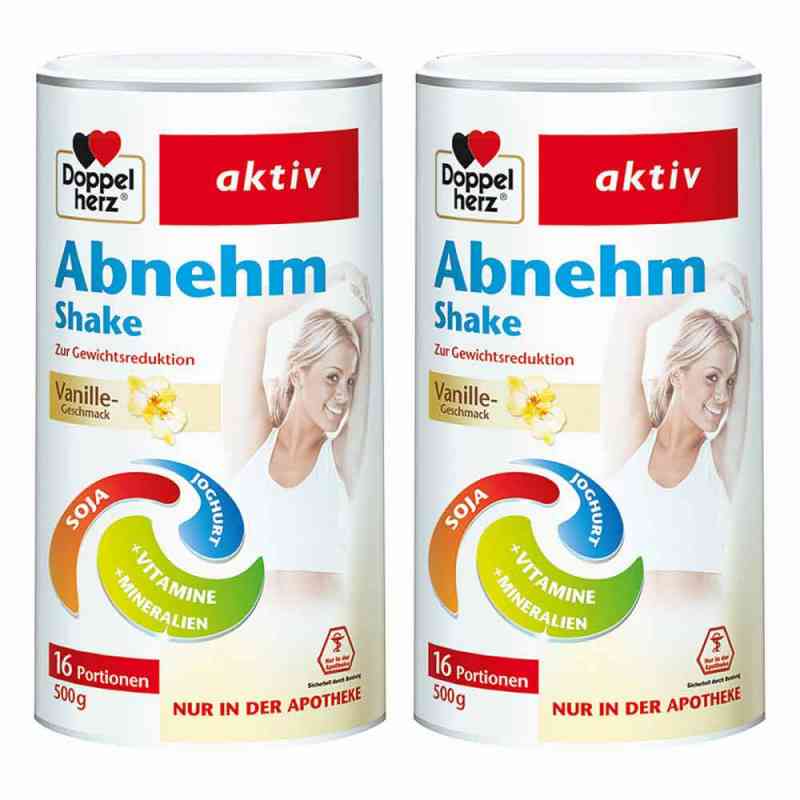 Doppelherz Abnehm Shake Vanille 2er Paket 2X500 g von Queisser Pharma GmbH & Co. KG PZN 08100107