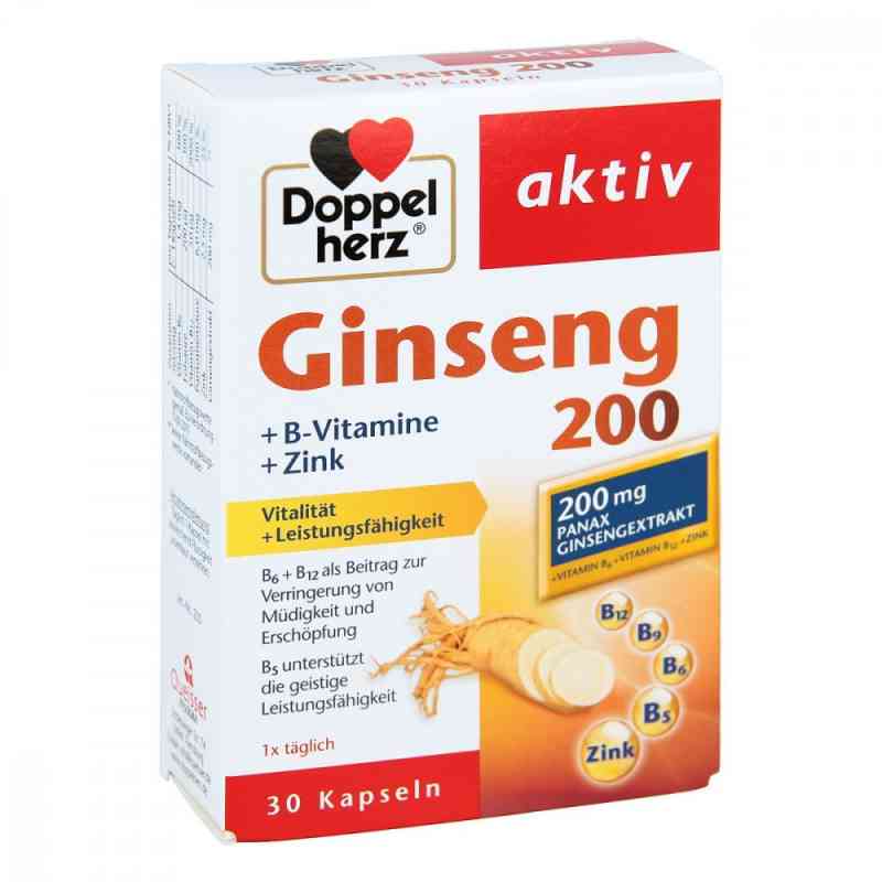 Doppelherz Ginseng 200+b-vitamine+zink Kapseln 30 stk von Queisser Pharma GmbH & Co. KG PZN 13926153
