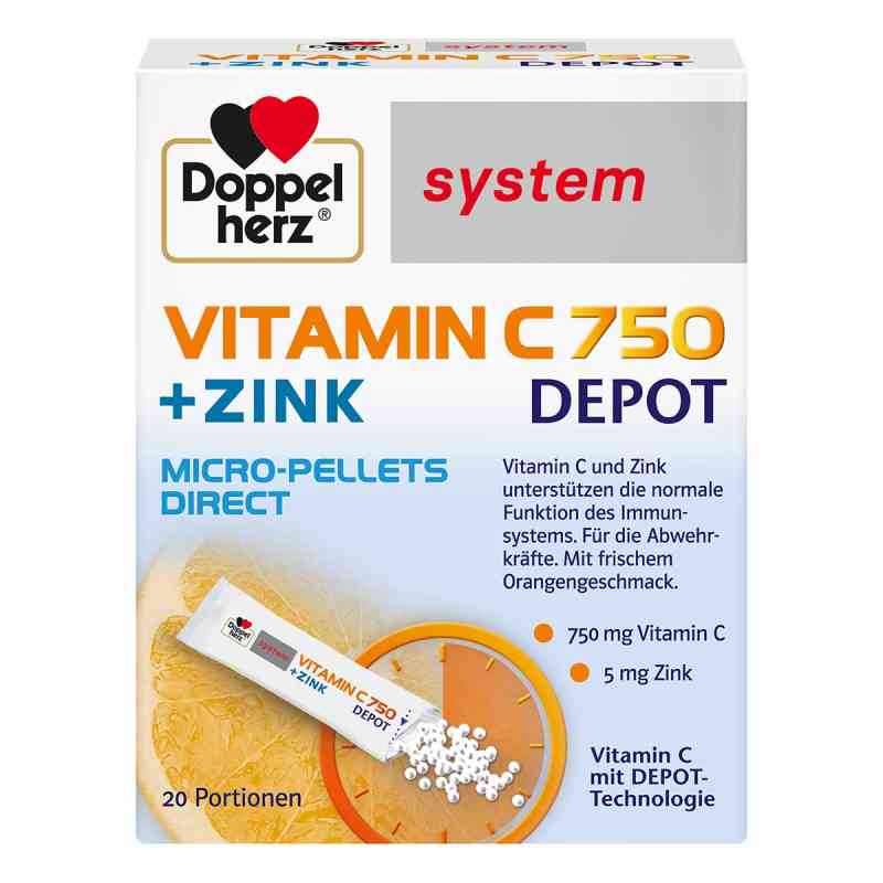 Doppelherz Vitamin C7 50 Depot system Pellets 20 stk von Queisser Pharma GmbH & Co. KG PZN 15425426