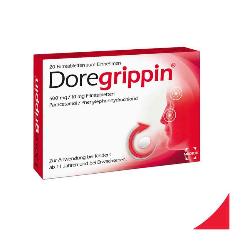 Doregrippin 500mg/10mg 20 stk von MEDICE Arzneimittel Pütter Gmb PZN 04587812