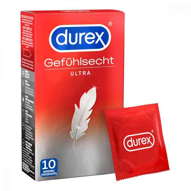 Durex Gefühlsecht Ultra Kondome 10 stk von Reckitt Benckiser Deutschland PZN 06730366