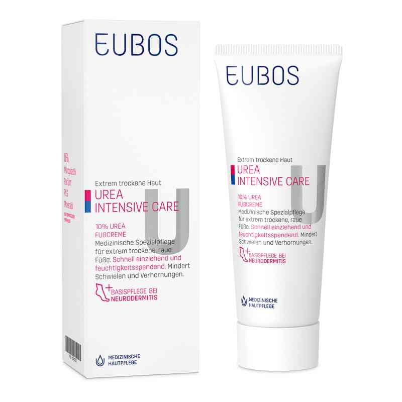 Eubos Trockene Haut Urea 10% Fusscreme 100 ml von Dr.Hobein (Nachf.) GmbH PZN 03447871