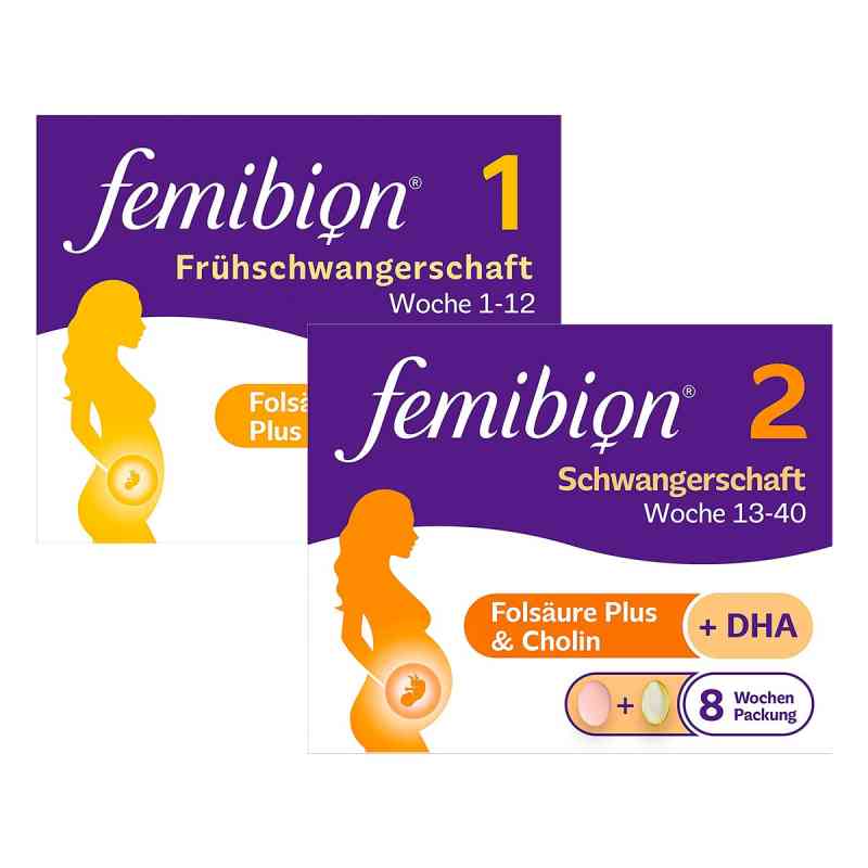 Femibion Schwangerschaft 1 und 2 1 Pck von Merck Selbstmedikation GmbH PZN 08100287