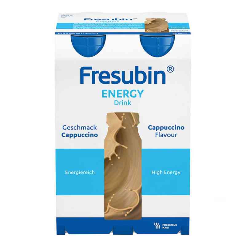 Fresubin Energy Drink Cappuccino Trinkflasche 4X200 ml von Fresenius Kabi Deutschland Gmb PZN 03692748