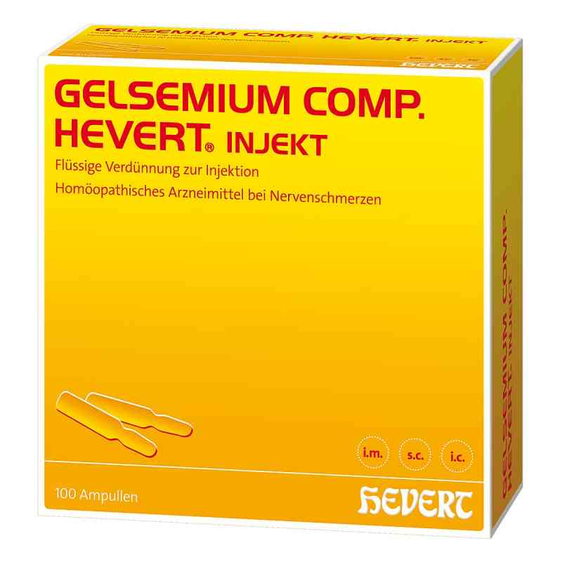 Gelsemium Comp.hevert injekt Ampullen 100 stk von Hevert Arzneimittel GmbH & Co. PZN 14179296