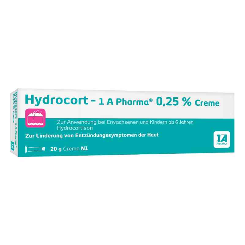 Hydrocort-1a Pharma 0,25% Creme 20 g von 1 A Pharma GmbH PZN 14236841