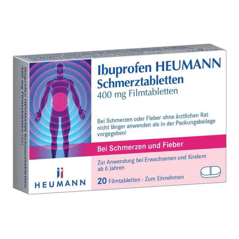 Ibuprofen Heumann Schmerztabletten 400mg 20 stk von HEUMANN PHARMA GmbH & Co. Gene PZN 00040554
