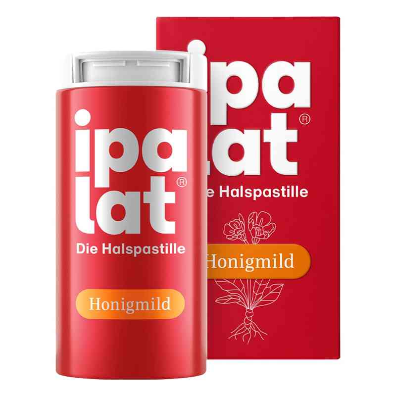 Ipalat Halspastillen honigmild ohne Menthol zuckerfr. 40 stk von Dr.R.PFLEGER GmbH PZN 14143111