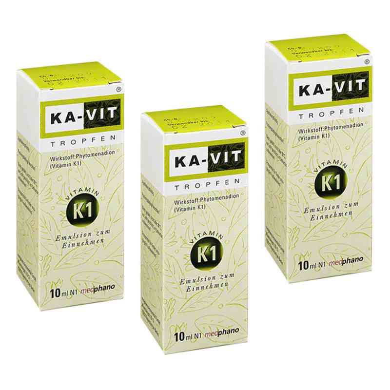 Ka Vit Tropfen 3X10  von INFECTOPHARM Arzn.u.Consilium PZN 08100429