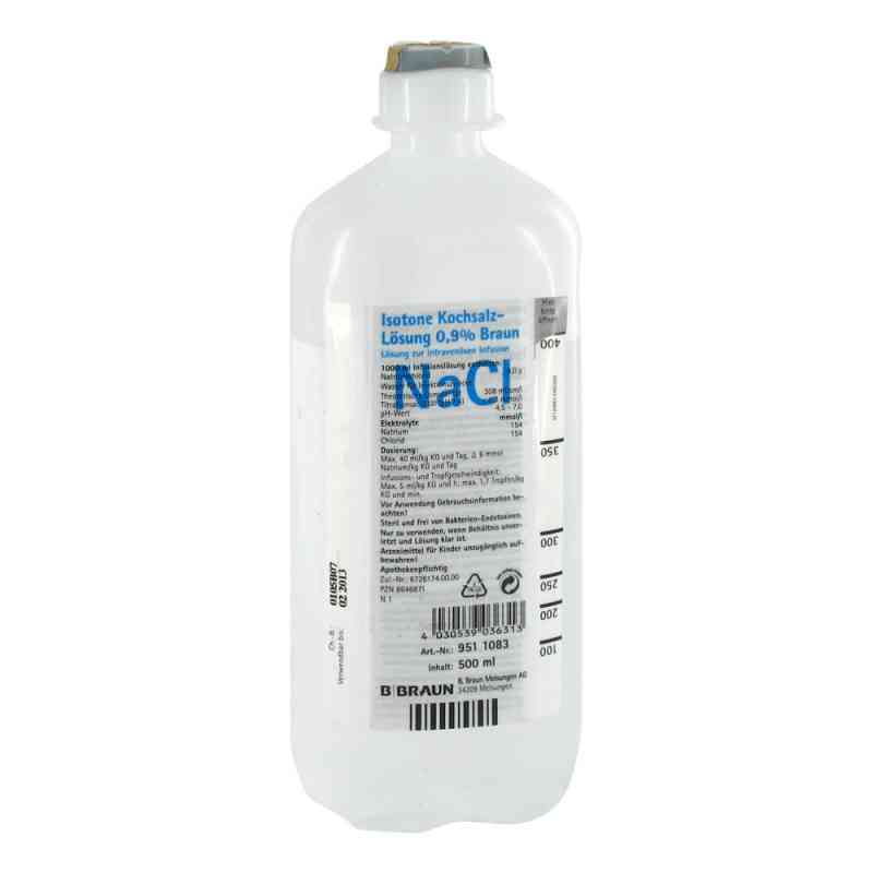 Kochsalzlösung 0,9% Ecoflac Plus 500 ml von B. Braun Melsungen AG PZN 08646871
