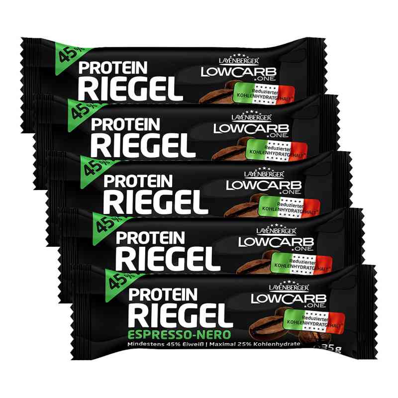 Layenberger Lowcarb.one Protein-riegel Espresso-n. 5x35 g von Layenberger Nutrition Group Gm PZN 08100455