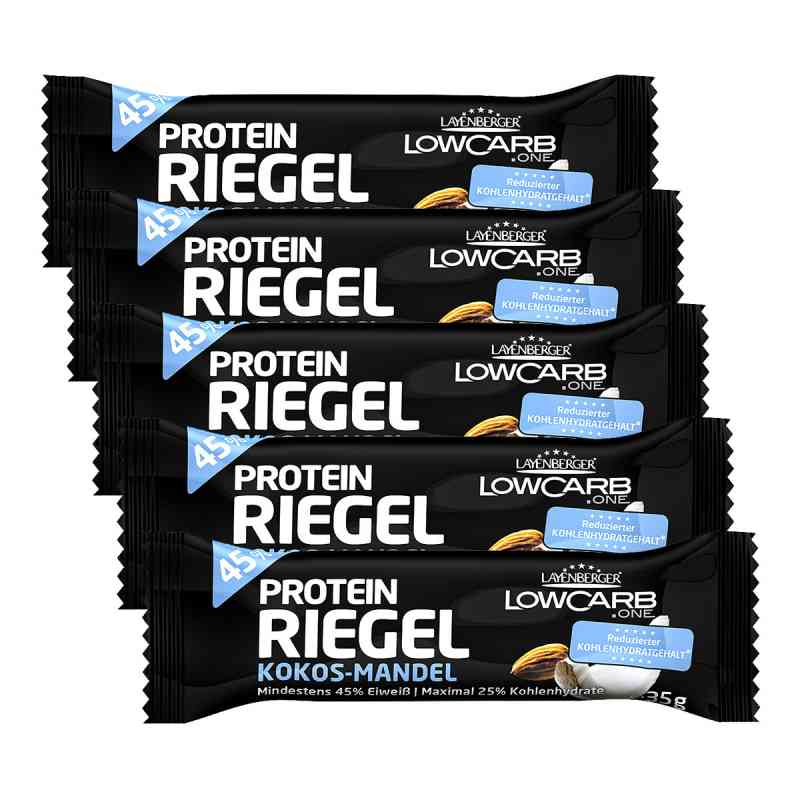 Layenberger Lowcarb.one Protein-riegel Kokos-mand. 5x35 g von  PZN 08100456