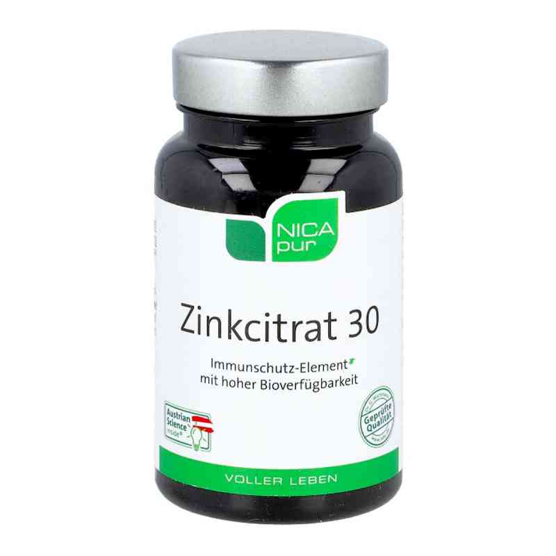 Nicapur Zinkcitrat 30 Kapseln 60 stk von NICApur Supplements GmbH & Co. PZN 14411681