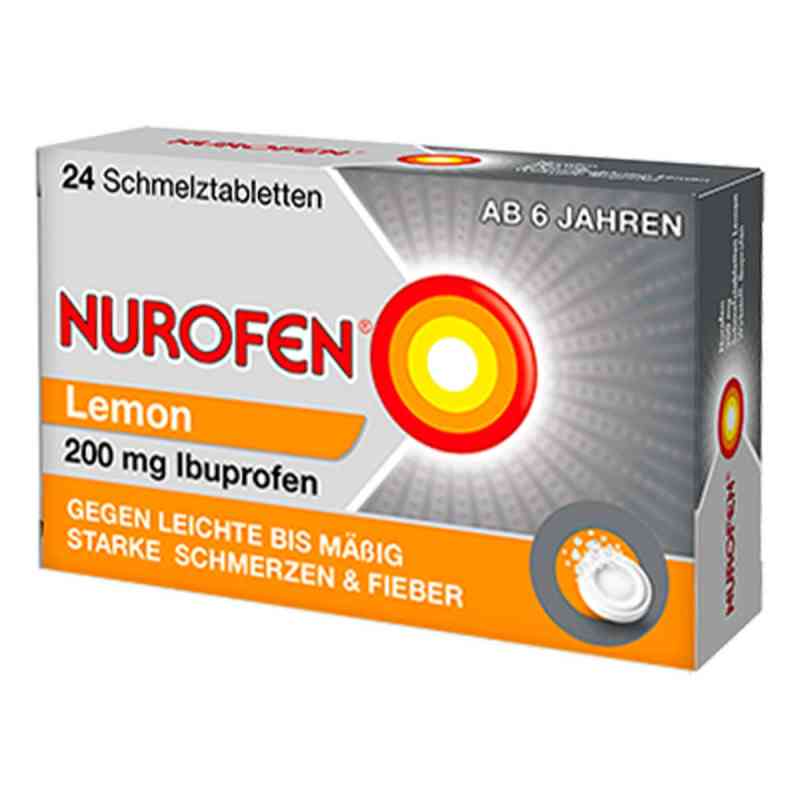 Nurofen 200mg Lemon 24 stk von Reckitt Benckiser Deutschland PZN 11550548