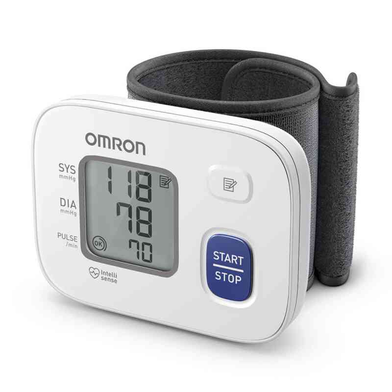 Omron Rs2 Handgelenk Blutdruckmessgerät Hem-6161-d 1 stk von HERMES Arzneimittel GmbH PZN 13974956