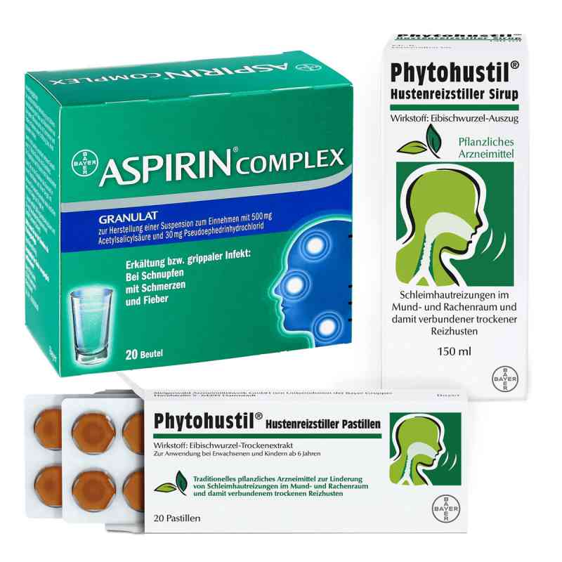Phytohustill Pastillen,Sirup und Aspirin Complex 1 stk von Bayer Vital GmbH PZN 08100178
