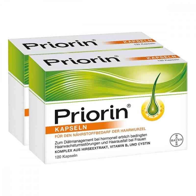 Priorin Neu Kapseln bei Haarausfall 2x120 stk von Bayer Vital GmbH PZN 08100006