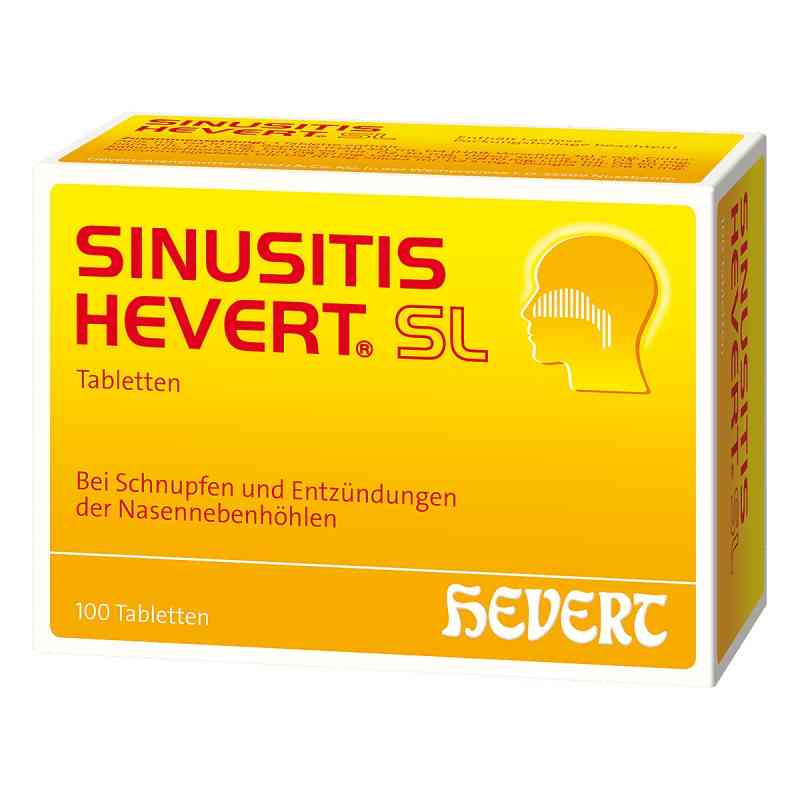 Sinusitis Hevert Sl Tabletten 100 stk von Hevert Arzneimittel GmbH & Co. PZN 02785005