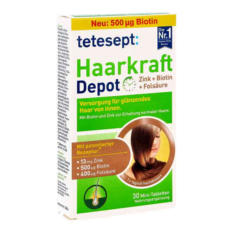 Tetesept Haarkraft Depot Filmtabletten 30 stk von Merz Consumer Care GmbH PZN 10822430