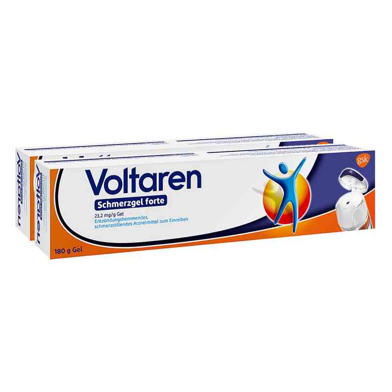 Voltaren Schmerzgel forte 23,2 mg/g 2x180 g von GlaxoSmithKline Consumer Healt PZN 08100760