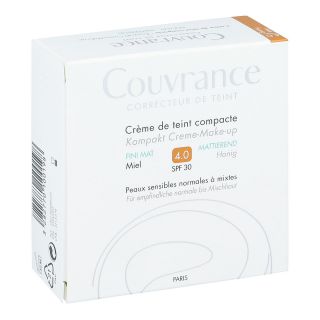 Avene Couvrance Kompakt Cr.-make-up matt.honig 4 10 g von PIERRE FABRE DERMO KOSMETIK Gm PZN 10942507