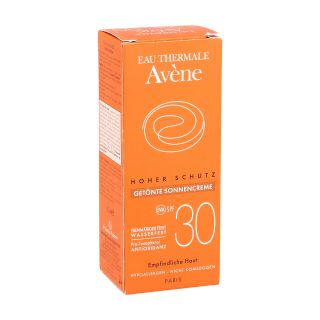 Avene Sunsitive Sonnencreme Spf 30 getönt 50 ml von PIERRE FABRE DERMO KOSMETIK Gm PZN 07682209