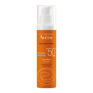 Avene Sunsitive Sonnenfluid Spf 50+ ohne Duftst. 50 ml von PIERRE FABRE DERMO KOSMETIK Gm PZN 13168244