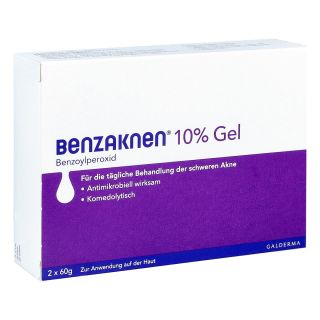 Benzaknen 10% Gel 2X60 g von Galderma Laboratorium GmbH PZN 15250642