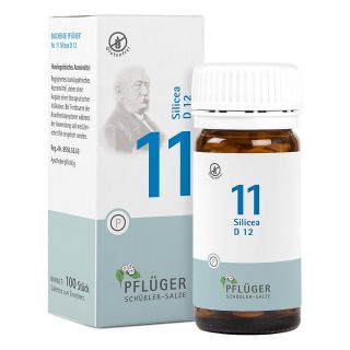 Biochemie Pflüger 11 Silicea D12 Tabletten 100 stk von A.Pflüger GmbH & Co. KG PZN 06320036