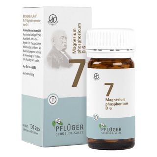 Biochemie Pflüger 7 Magnesium phosphoricum D6 Tabletten 100 stk von A.Pflüger GmbH & Co. KG PZN 06319323