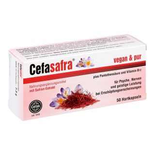 Cefasafra Hartkapseln 50 stk von Cefak KG PZN 15298531