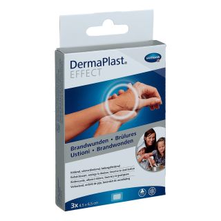 Dermaplast Effect Brandwunden 4,5x6,5 cm Pflaster 3 stk von PAUL HARTMANN AG PZN 13414789