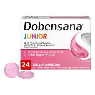 Dobensana Junior 1,2mg/0,6mg 24 stk von Reckitt Benckiser Deutschland PZN 11128068