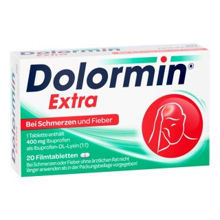 Dolormin extra 20 stk von Johnson & Johnson GmbH (OTC) PZN 00091089