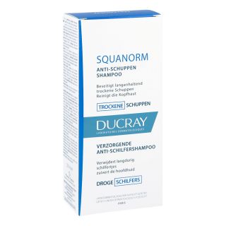 Ducray Squanorm trockene Schuppen Shampoo 200 ml von PIERRE FABRE DERMO KOSMETIK Gm PZN 10308880