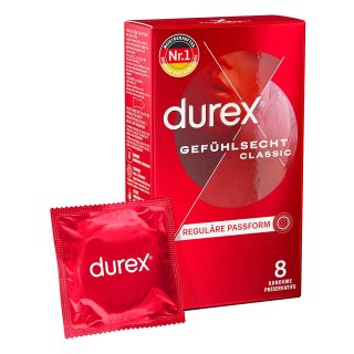 Durex Gefühlsecht Kondome 8 stk von Reckitt Benckiser Deutschland PZN 10404856