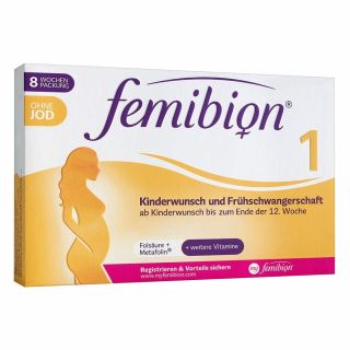 Femibion 1 Kinderwunsch+frühschwangers.o.jod Tabletten 60 stk von Merck Selbstmedikation GmbH PZN 15199987