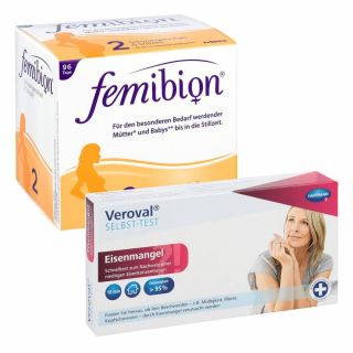 Femibion Schwangerschaft 2 & Veroval Eisenmangeltest 1 Pck von  PZN 08100380