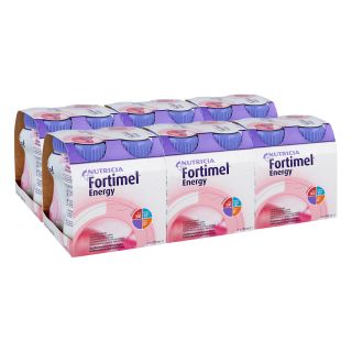 Fortimel Energy Erdbeergeschmack 24x200 ml von Nutricia GmbH PZN 08100342