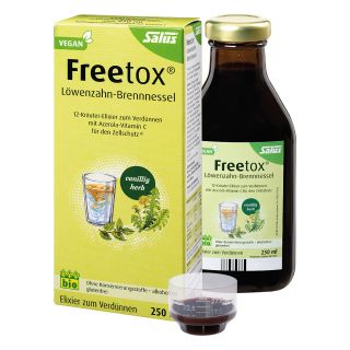 Freetox Löwenzahn-brennnessel 12-kräuter-elix.bio 250 ml von SALUS Pharma GmbH PZN 13657144