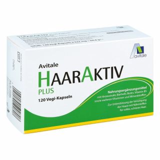 Haaraktiv Plus Vegi Kapseln 120 stk von Avitale GmbH PZN 06426800